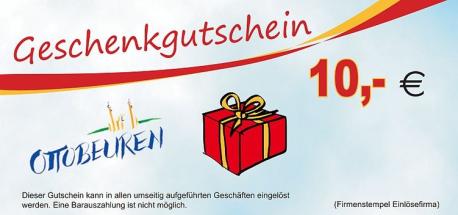 10,00 € Geschenkgutschein