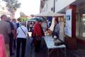 Infostand zur fairen Woche auf dem Regionalmarkt