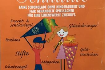 "Faire Schultüte": eine gemeinsame Kampagne der Weltläden zwischen Iller & Lech