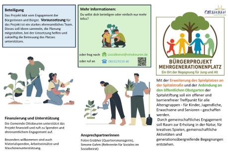 Flyer Mehrgenerationenplatz