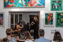 Judith-Eberl, Klarinette, begleitet am Klavier v. S. Jutz-Miltschitzky